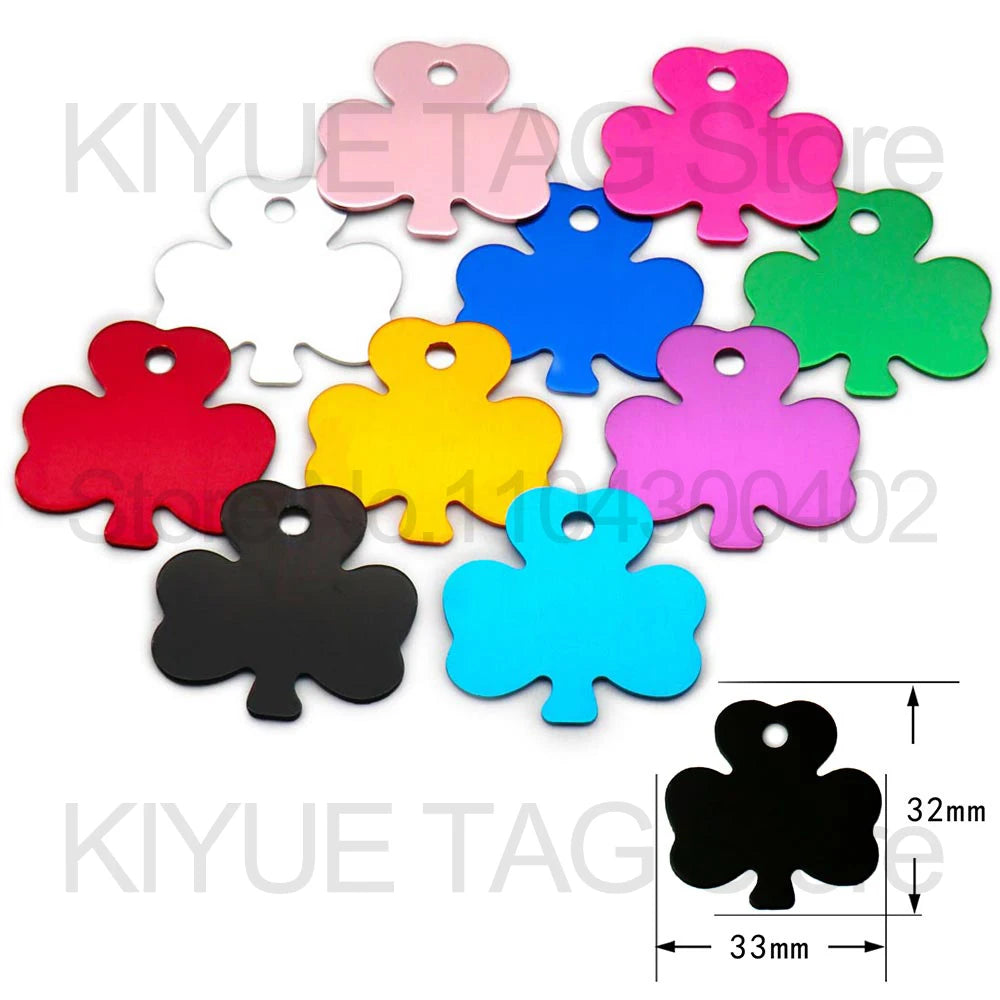 Personalised Aluminium Pet ID Tags – Pack of 100