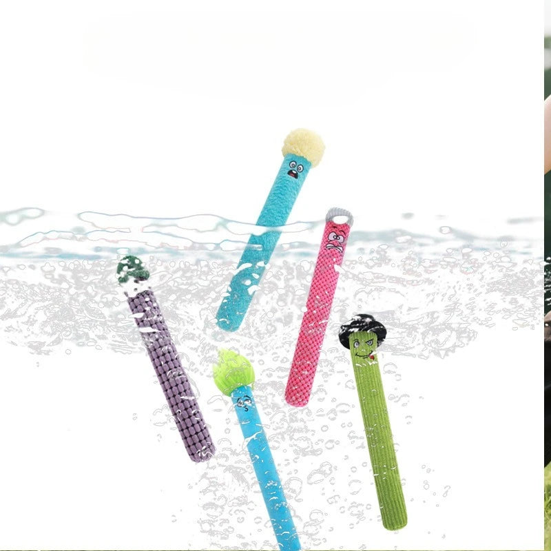 Long Snake Plush Dog Toy - Tough Squeaky Chew Toy for Dogs