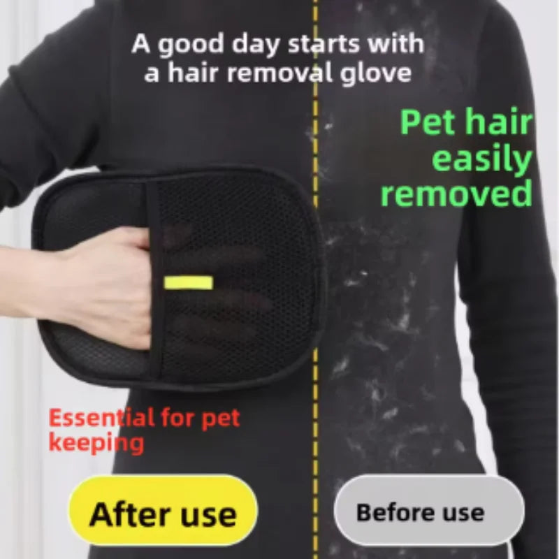Double-Sided Pet Hair Removal Gloves