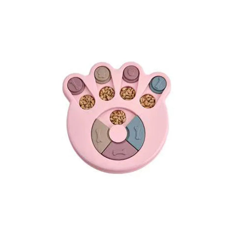 Non-Slip Puzzle Slow Feeder Bowl – Interactive Food Game for Dogs & Cats