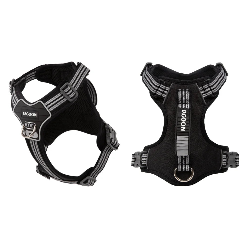 No Pull Big Dog Harness with Handle for Small Medium Large Dogs Weimaraner Doberman Pinscher Fashion Durable Pet Vest Harnesses