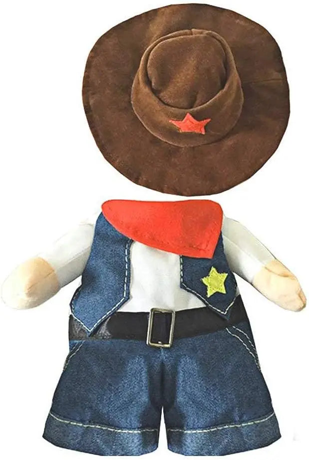 Costume de cowboy occidental pour animal de compagnie