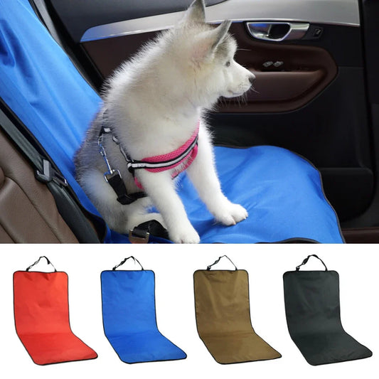Waterproof Pet Car Seat Cover & Back Seat Protector Mat for Dogs & Cats