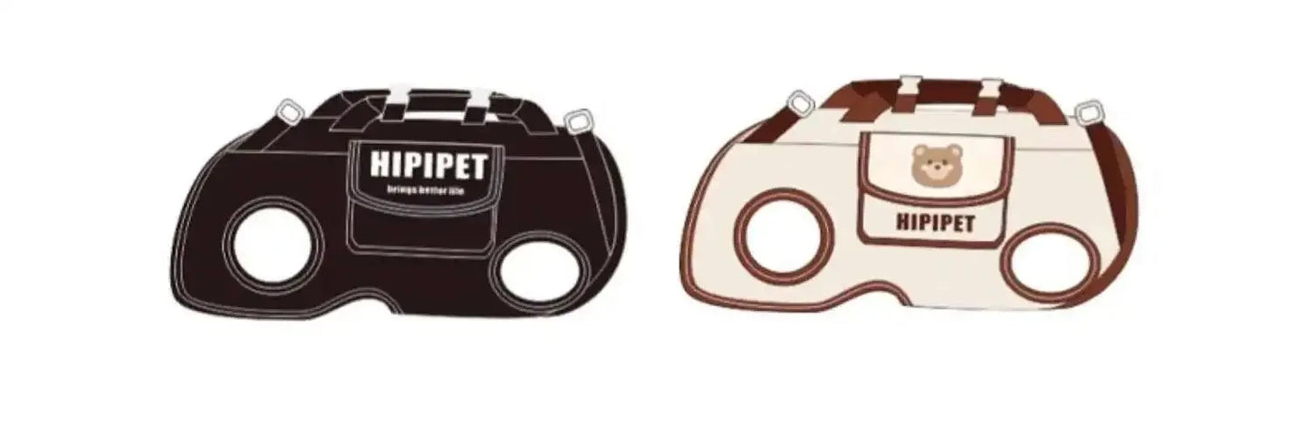 Sac de transport pour animaux de compagnie avec design de sac à dos