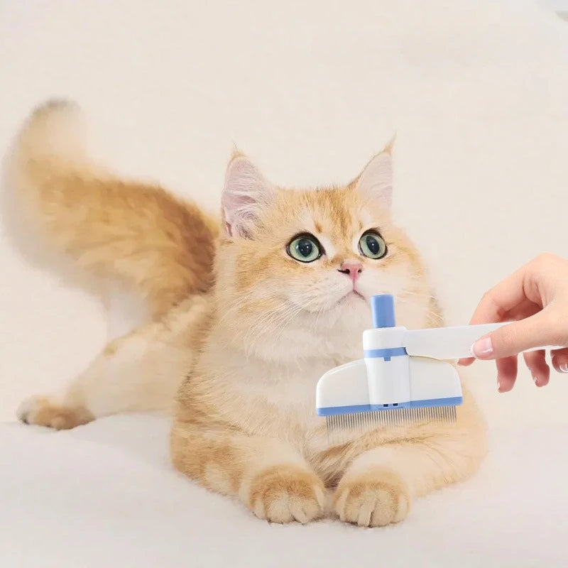 Rotating Dense Toothed Cat Comb for Hair Removal