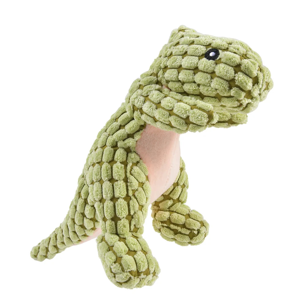Plush Dinosaur Squeak & Chew Toy