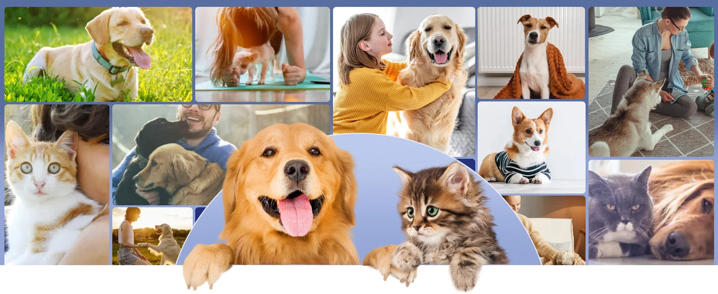 7-in-1 Pet Grooming Vacuum Kit - Professional Clippers and Shedding Tools for Dogs and Cats