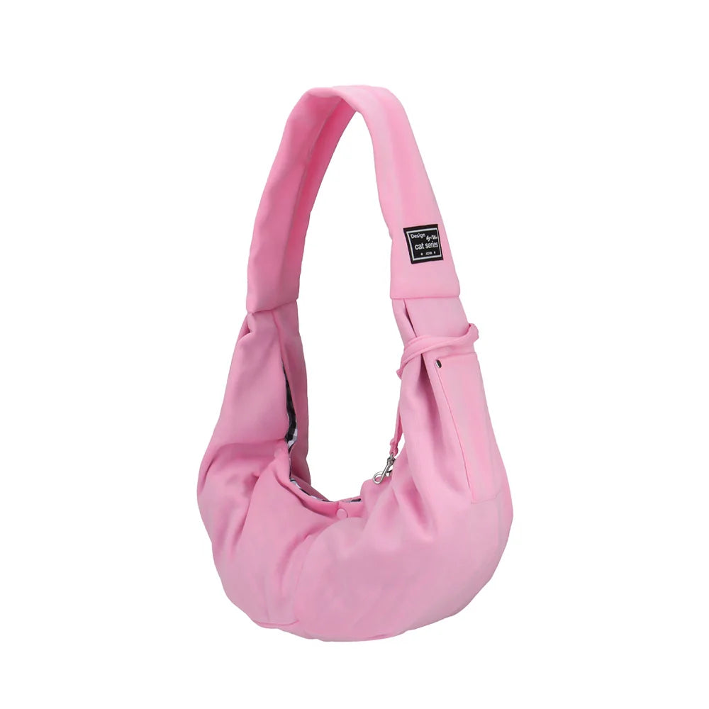Portable Pet Shoulder Carrier Bag with Phone Pocket