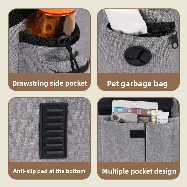 Expandable Pet Carrier Backpack with Plush Pad