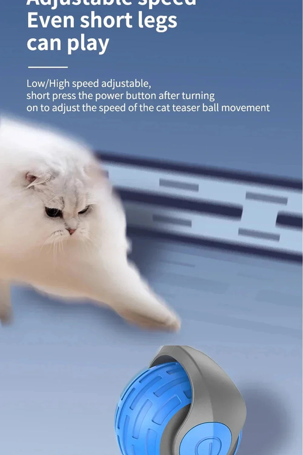 Interactive Self-Moving Cat Toy Ball