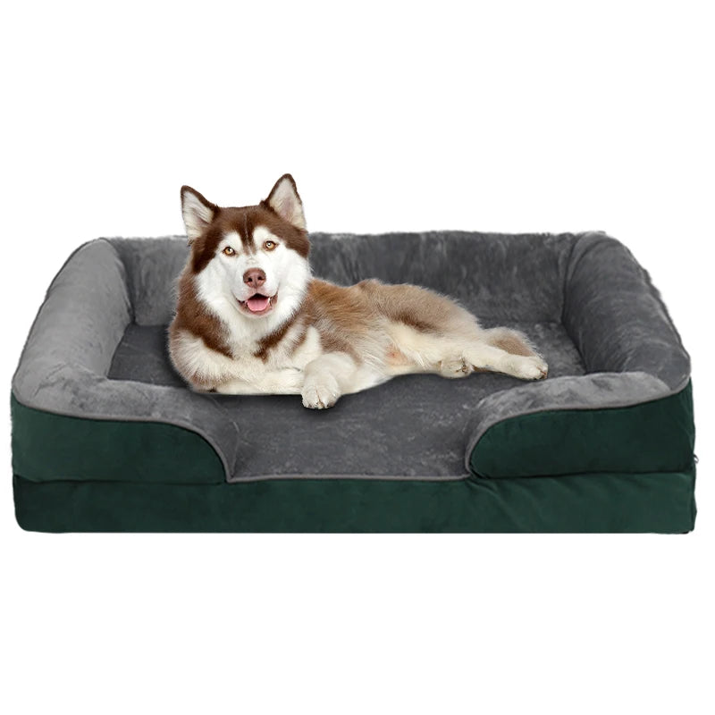 Extra Large Orthopedic Dog Sofa Bed with Washable Removable Cover