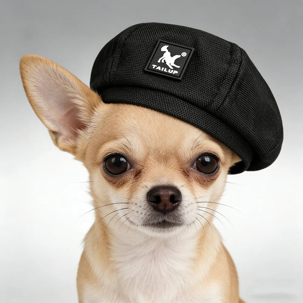 Adjustable Pet Beret Hat for Dogs & Cats