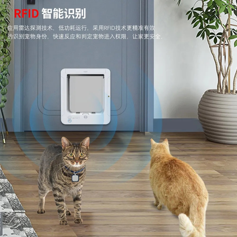 RFID Intelligent Smart Cat Flap — Automatic Direction Control