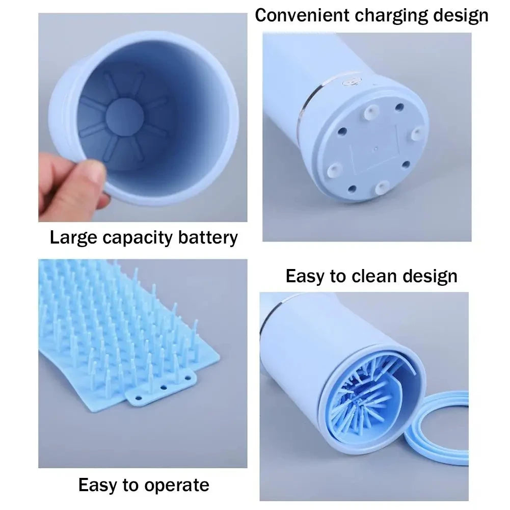 Electric Dog Paw Washing Cup | One-Touch Auto Clean