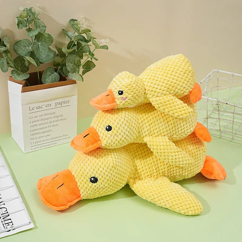 Plush Duck Dog Toy with Sound