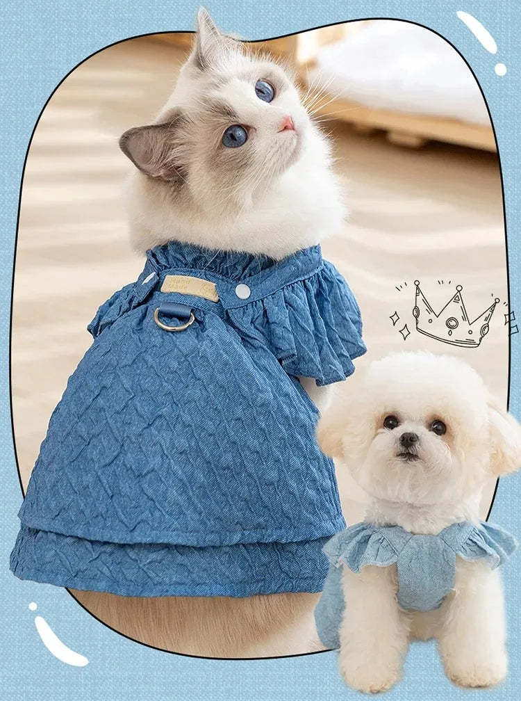 Robe d'été pour chien - Vêtements légers pour animaux de compagnie