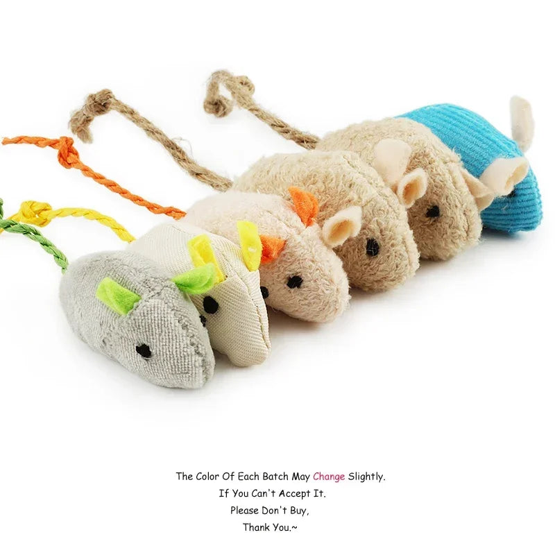 Plush Catnip Mouse Toy for Cats