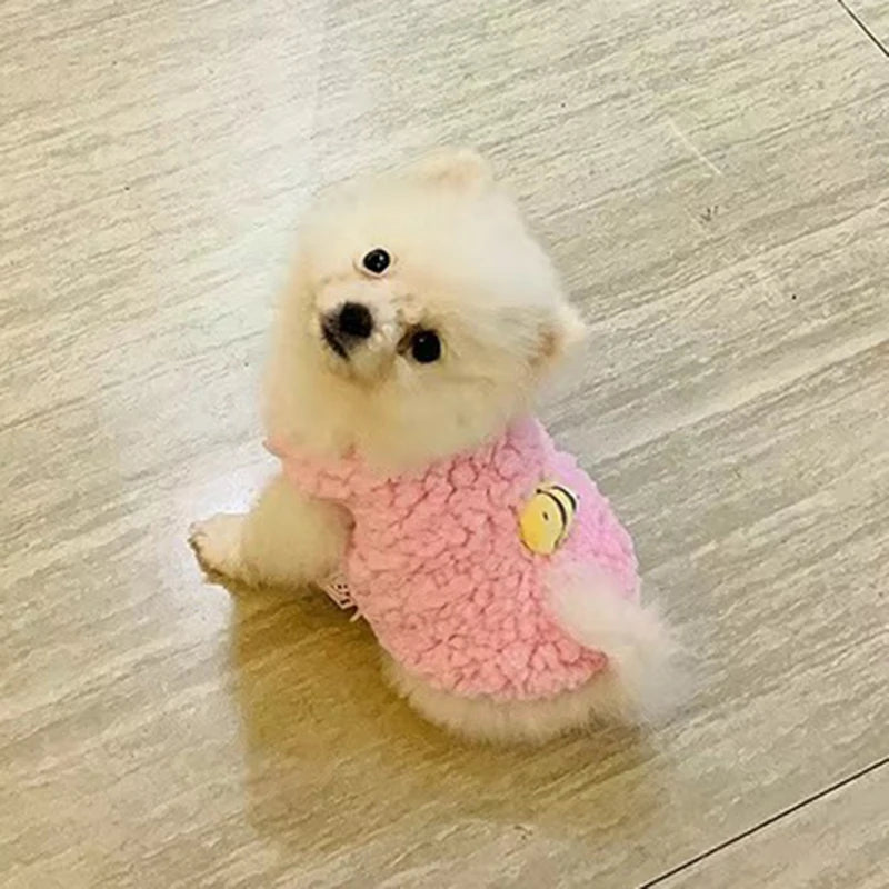 Warm Fleece Vest for Kittens, Puppies & Small Pets