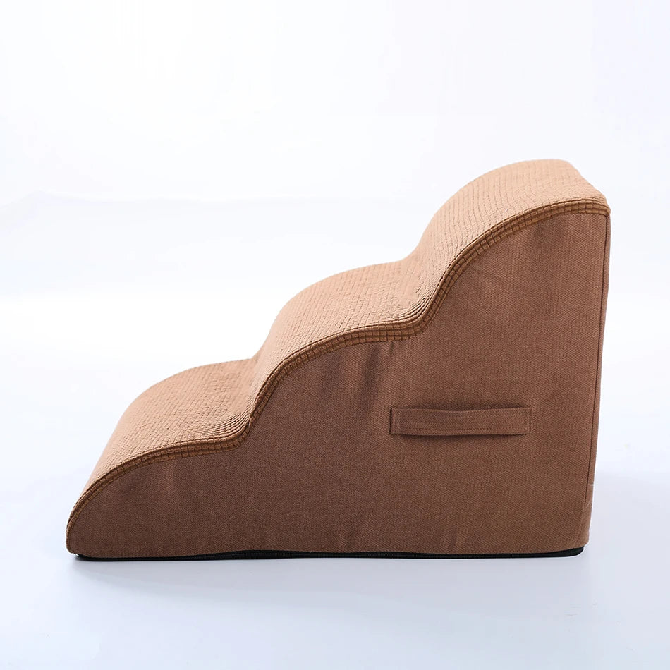 Sponge Pet Stairs for Dogs & Cats – 2 & 3 Step Climbing Ramp for Older Pets & Joint Pain