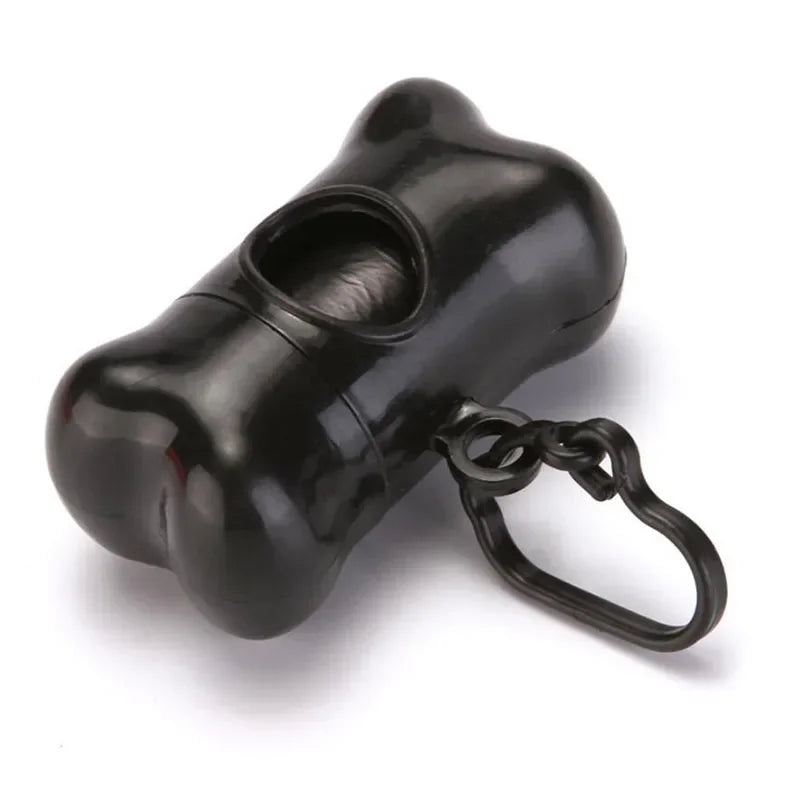 Bone-Shaped Poop Bag Dispenser with Bags