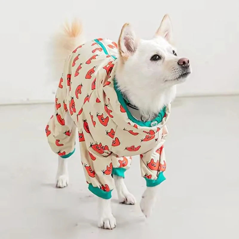 Waterproof Hooded Raincoat Jumpsuit for Dogs & Cats