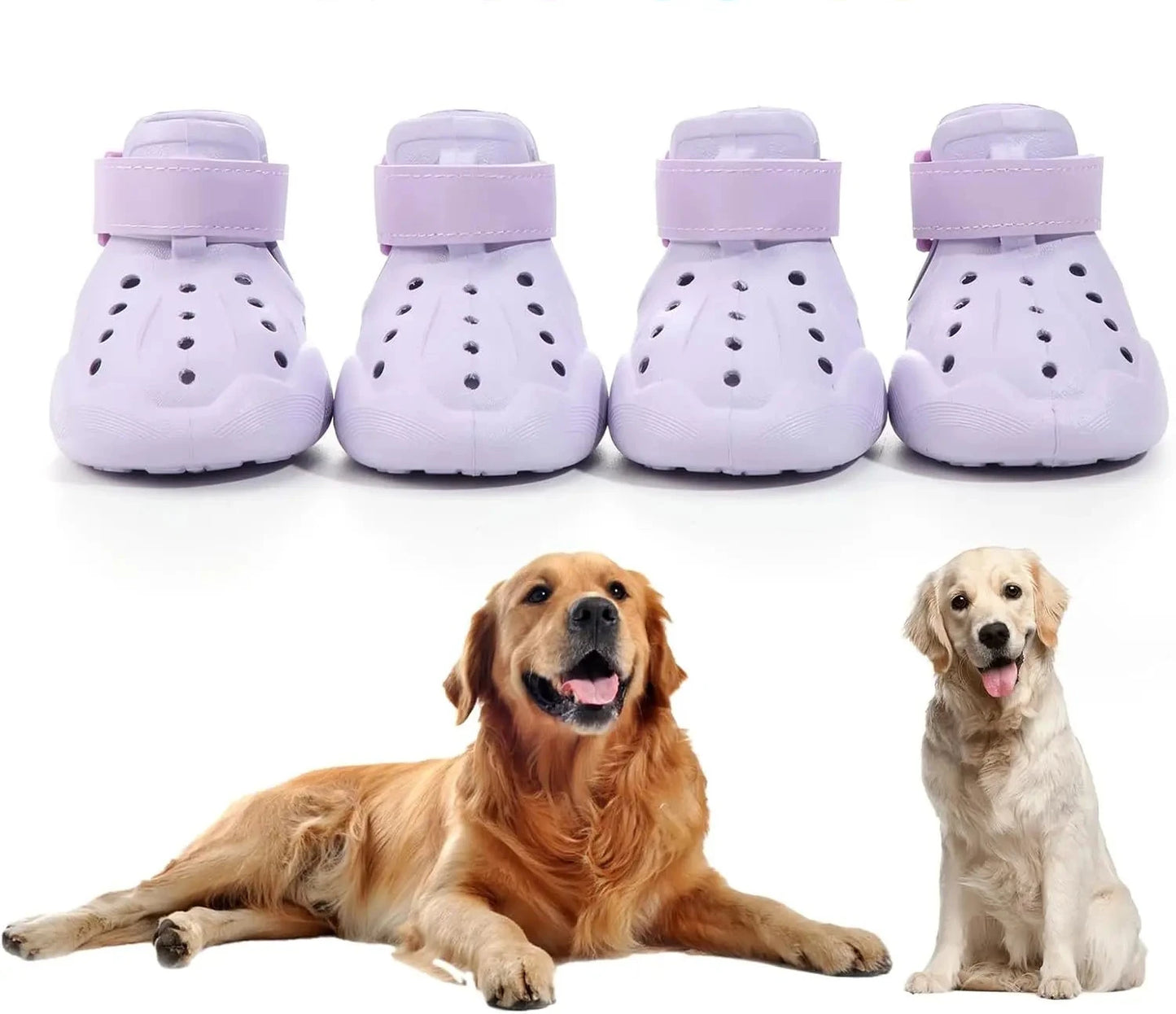 Bottes imperméables pour chien avec semelle antidérapante