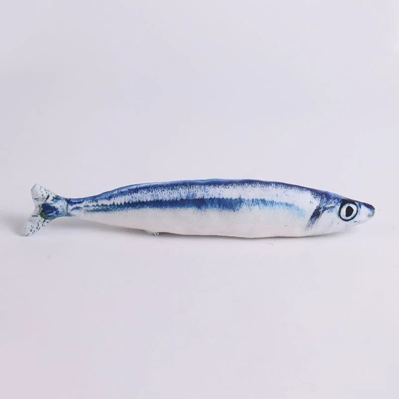 Plush Fish Cat Toy