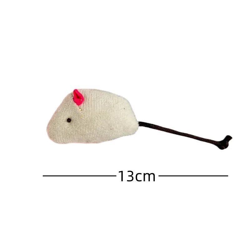Catnip Filled Mouse Toys with Rattle