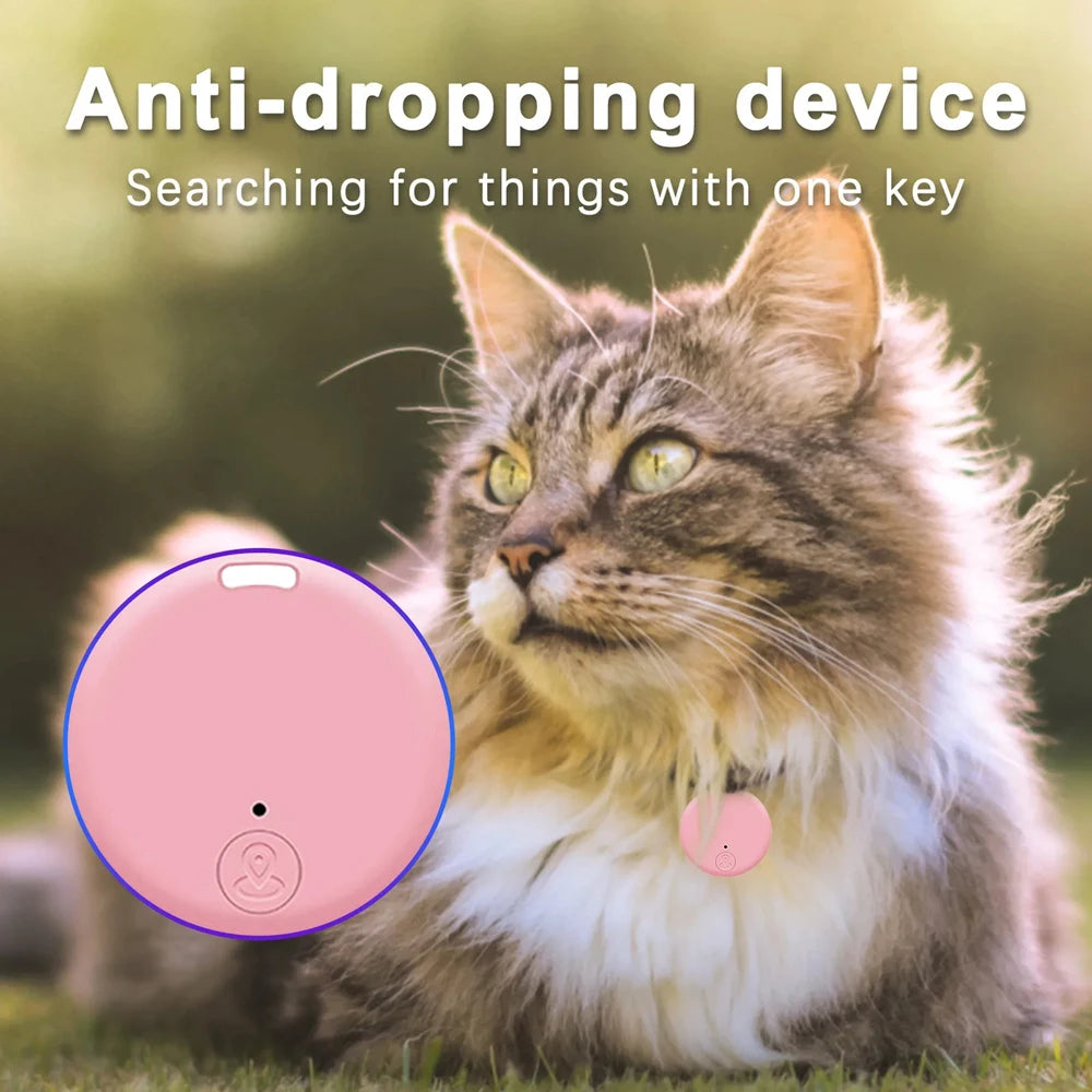 Bluetooth Anti-Lost Keychain Tracker Tag for Pets, Keys & Wallets