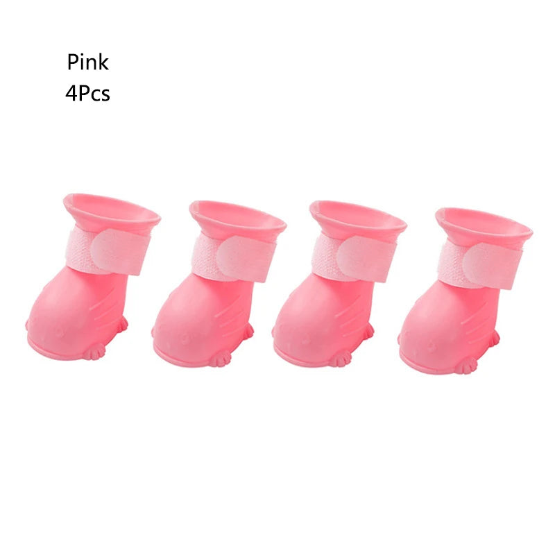 Waterproof Pet Paw Protector Boots (4 Pack)