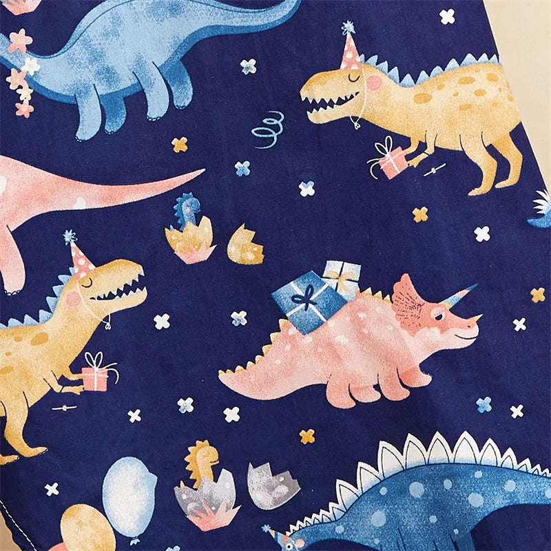 Cartoon Print T-Shirt for Cats & Small Dogs