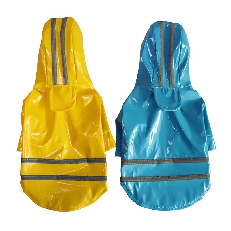 Imperméable réfléchissant pour chien | Cape Poncho coupe-vent pour petits chiens et chats