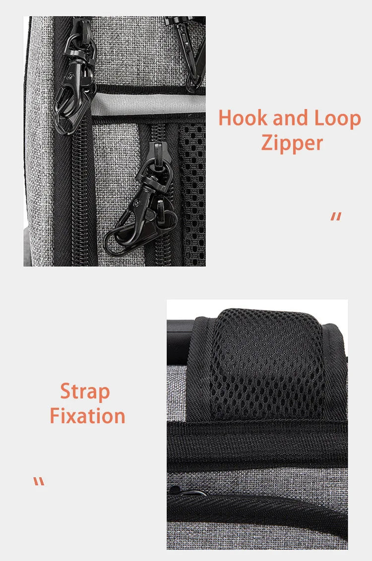 Expandable Pet Backpack Carrier for Cats & Dogs