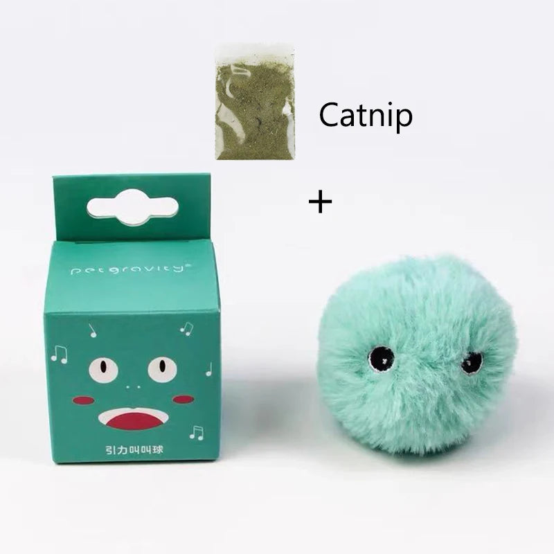 Sound Ball Cat Toy — Animal Noise Squeaky Ball for Cats & Kittens