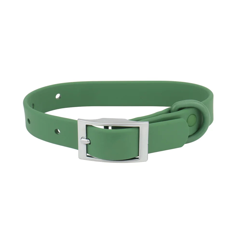 Waterproof Adjustable PVC Pet Collar — 12 Colours
