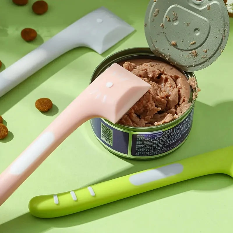 Silicone Pet Food Can Spoon & Lid Cover