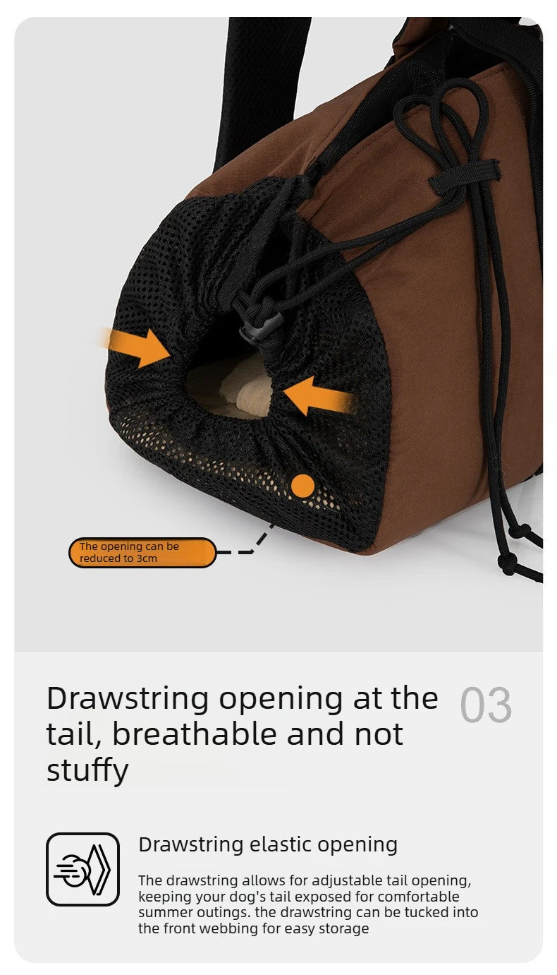 Long-Body Dog Carrier Backpack