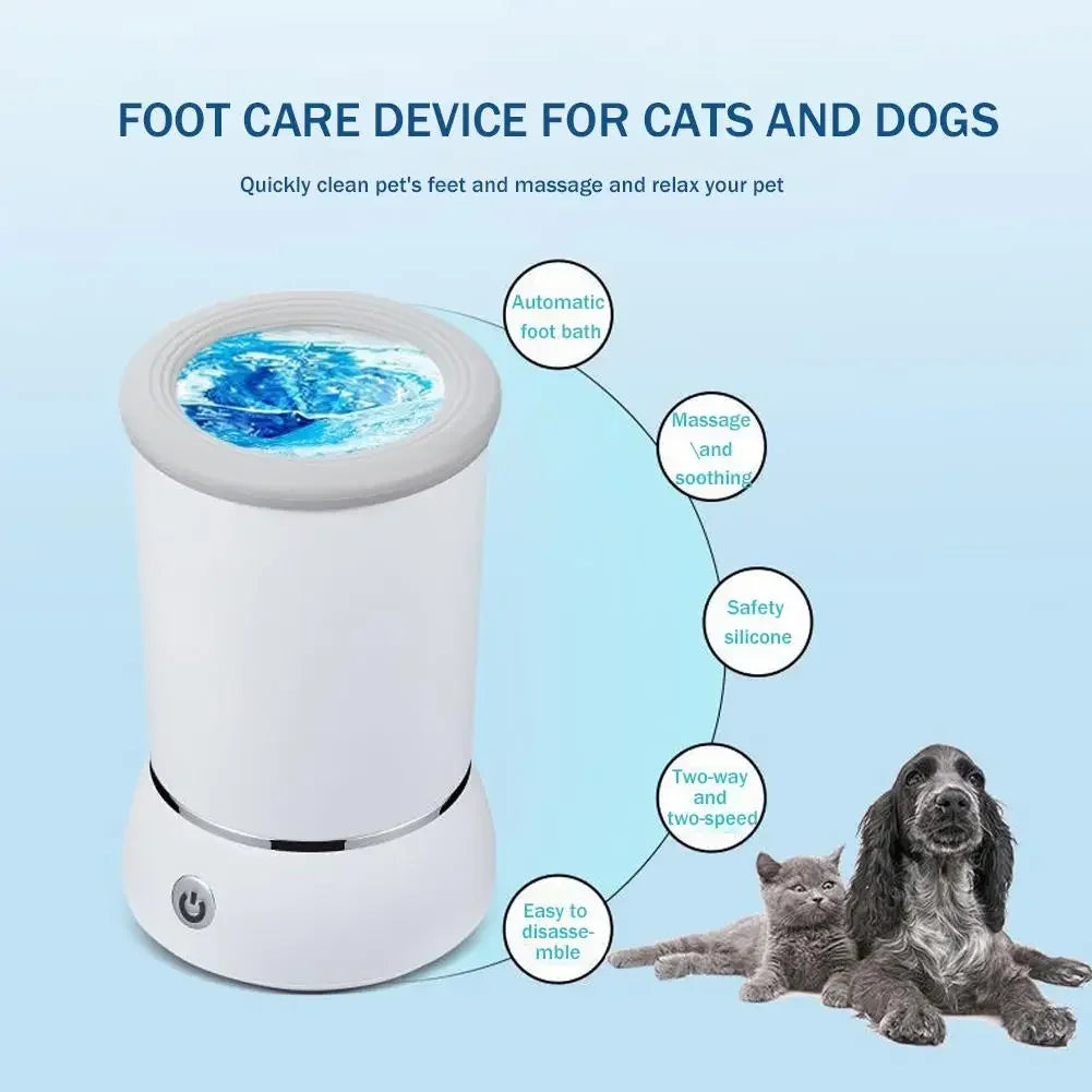 Electric Dog Paw Washer & Massager | All Sizes | USB Rechargeable