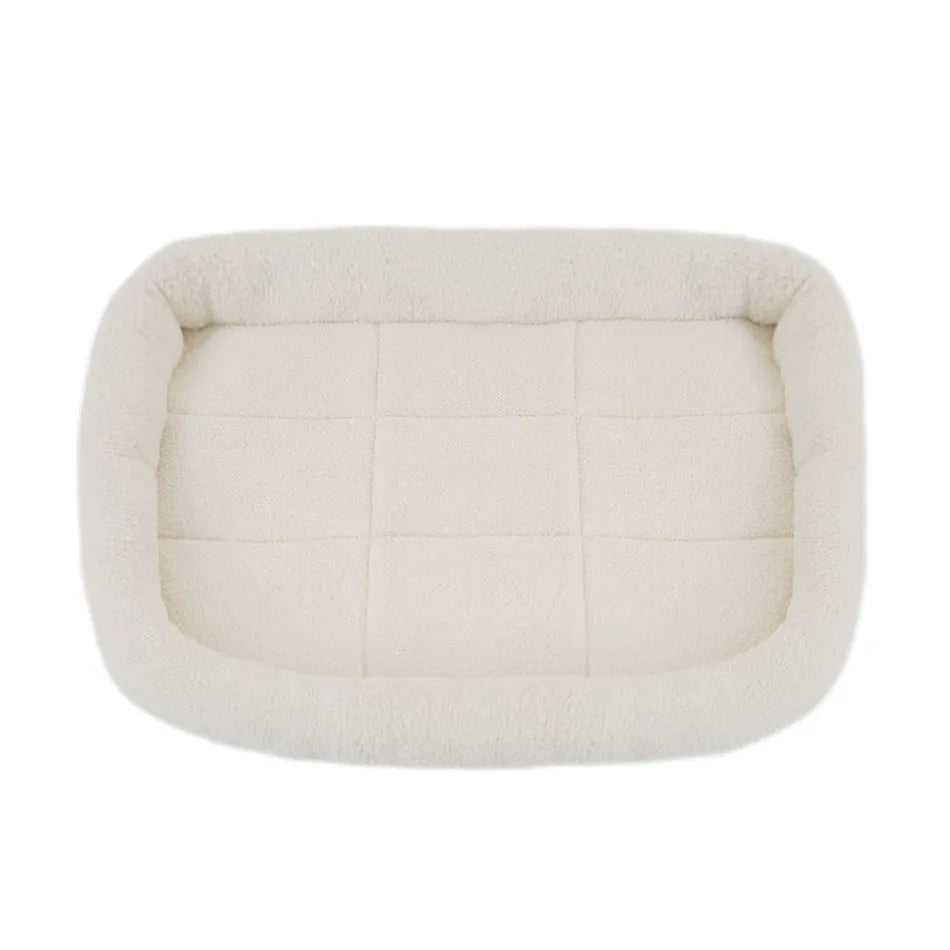 Soft Plush Pet Bed Mat – Calming Cushion for Cats & Dogs, S to XXL