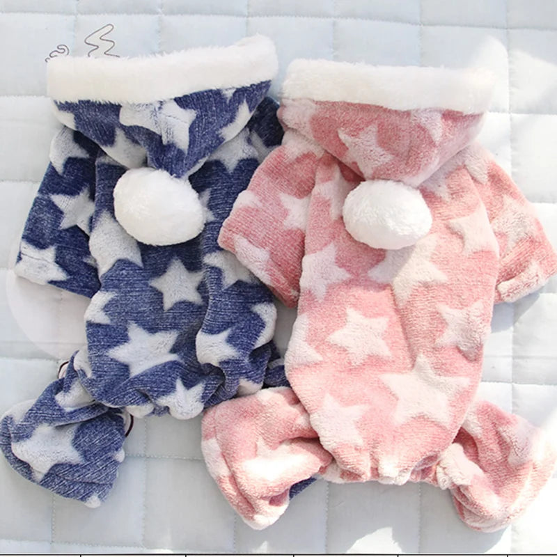 Thickened Fleece Cat & Dog Jumpsuit