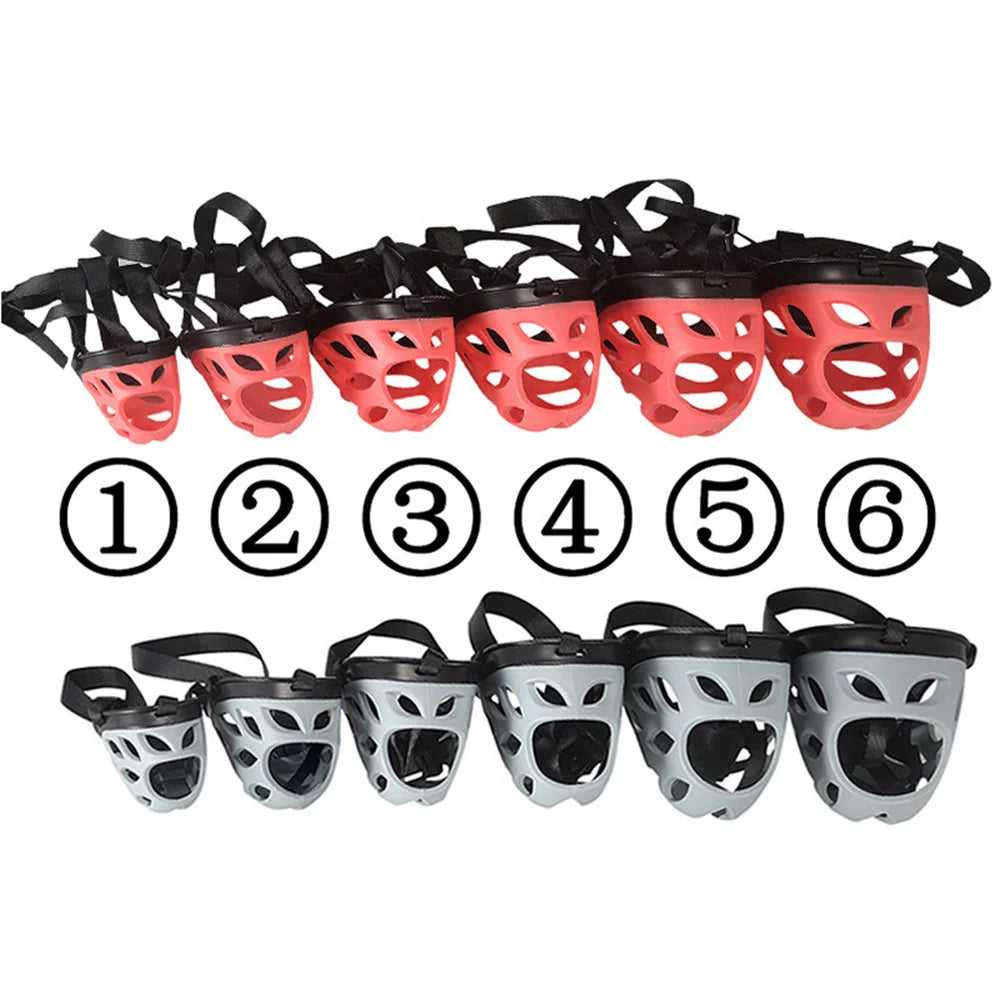 Breathable Anti-Bite Dog Muzzle with Open Nose