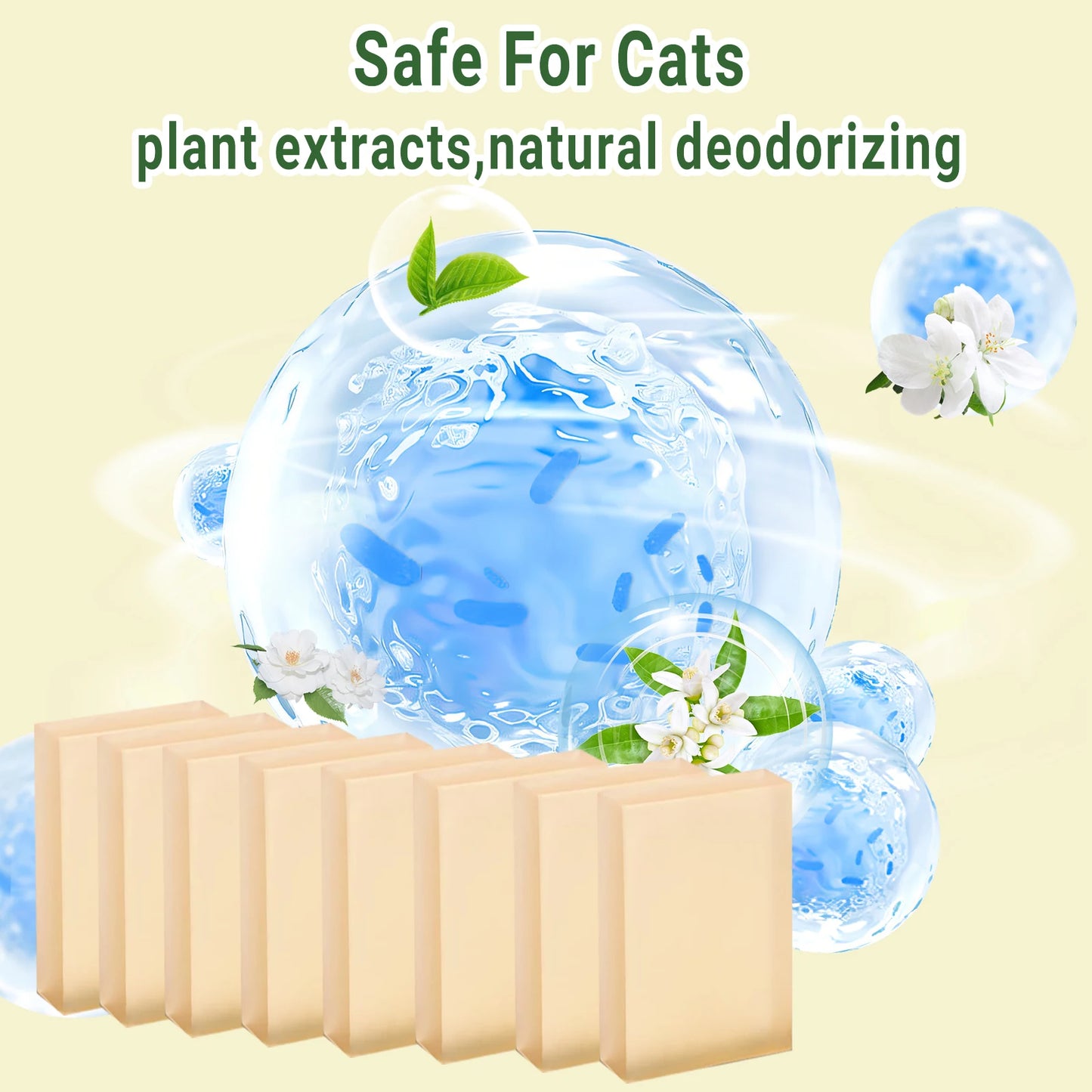 Cat Litter Box Deodoriser Replacement Cartridge — Compatible with PETKIT, Meowant & UBPET SC01/SC02
