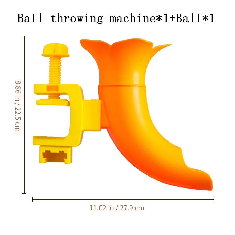 Table-Clip Dog Ball Return Toy