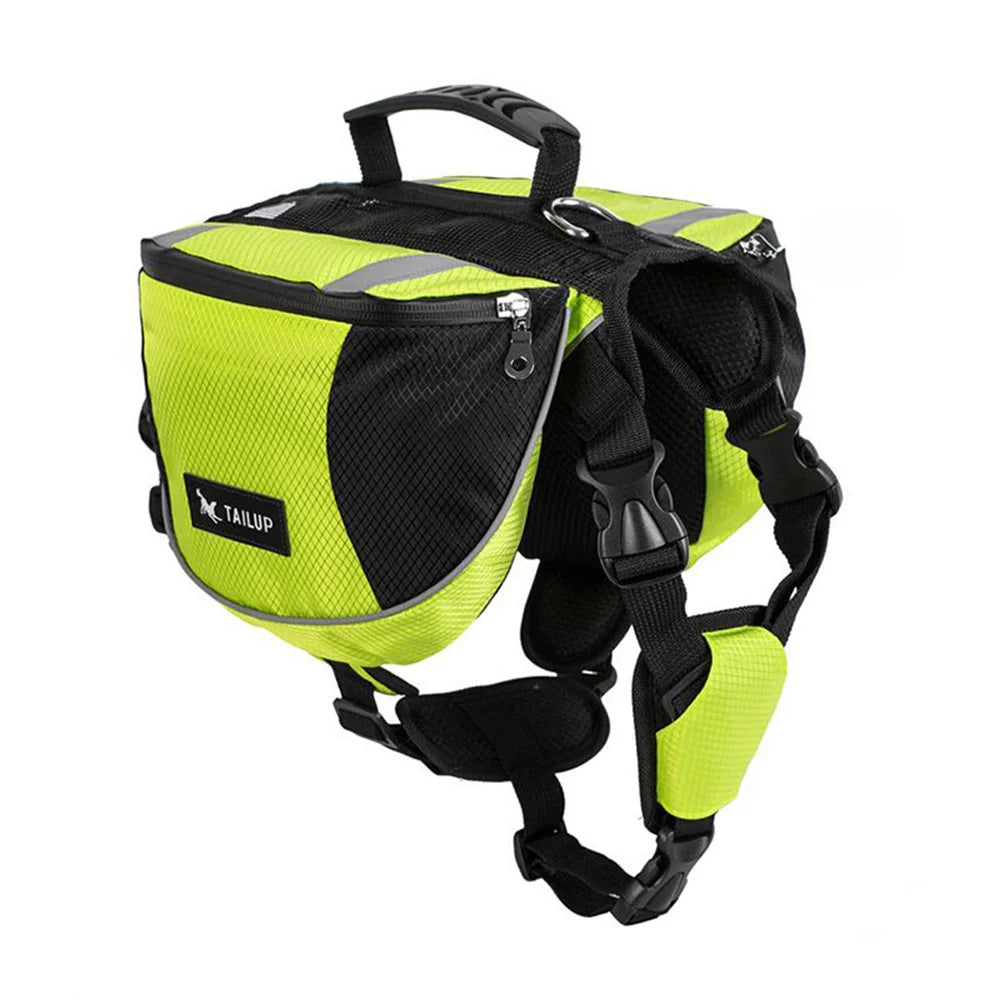 Reflective Dog Weight Training Harness Vest with Storage Pockets