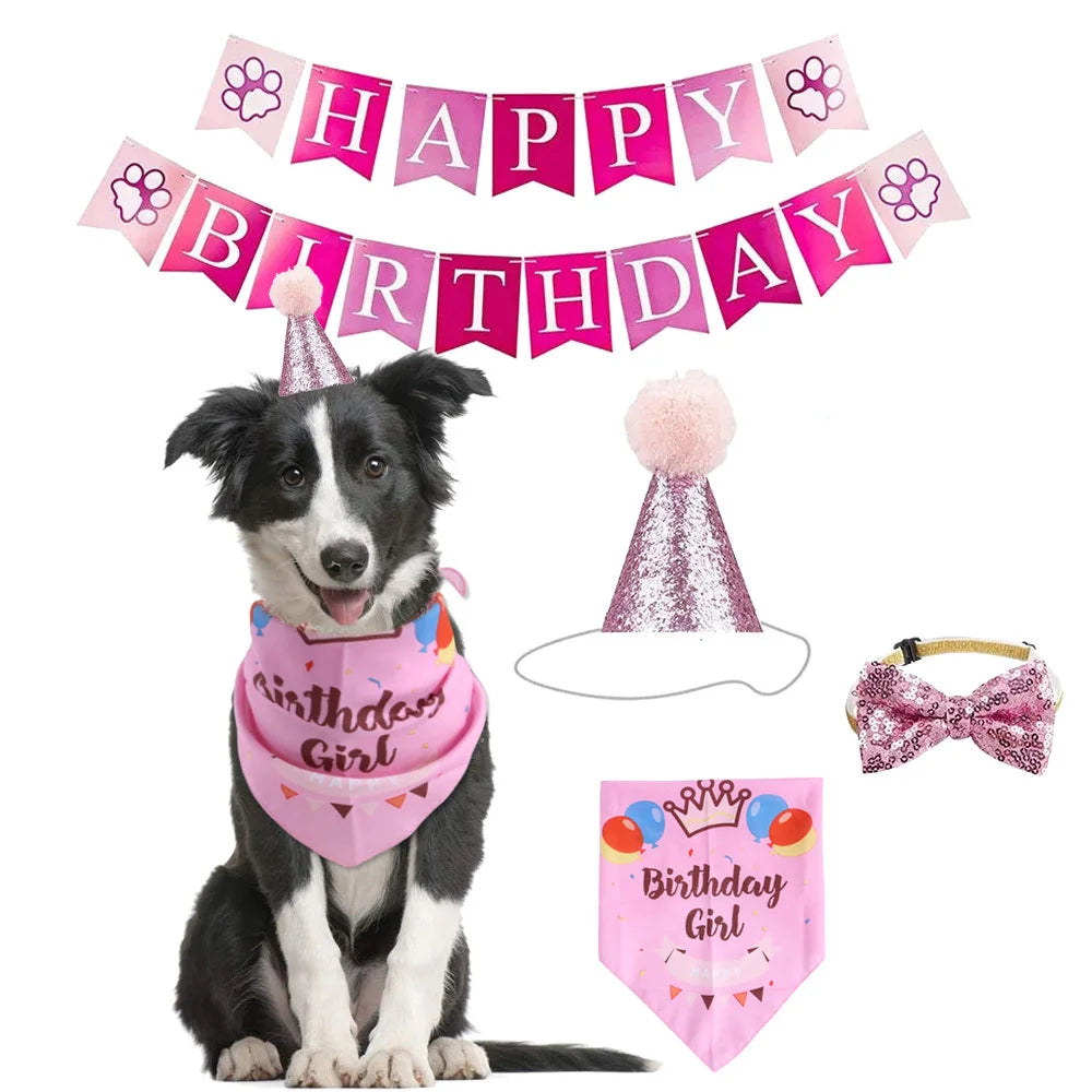 Dog Birthday Party Decoration Kit
