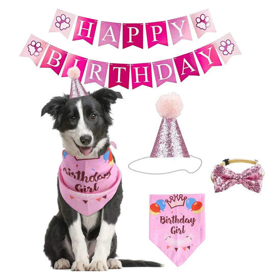 Dog Birthday Party Decoration Kit