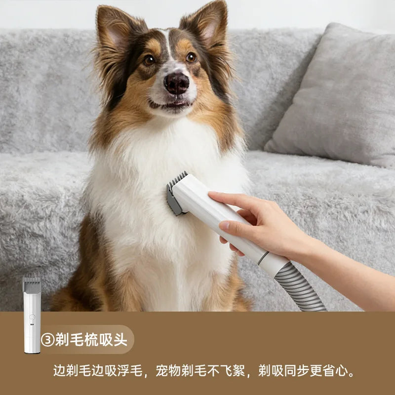 Dog Grooming Vacuum Kit | 2.3L Dust Cup | 99% Hair Capture | 5+ Speeds