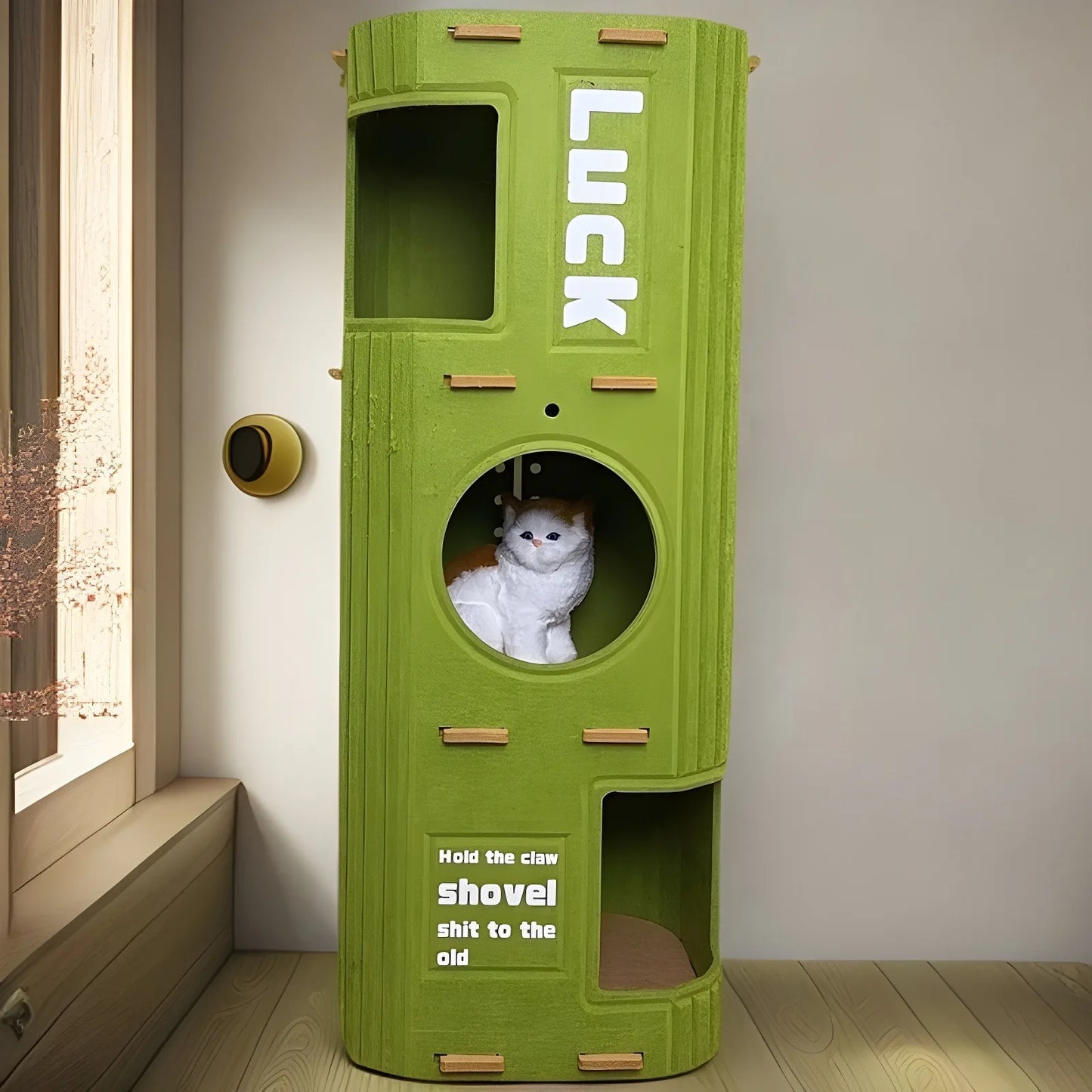 Multi-Layer Cat Tree Tower with Enclosed Sleeping Nest