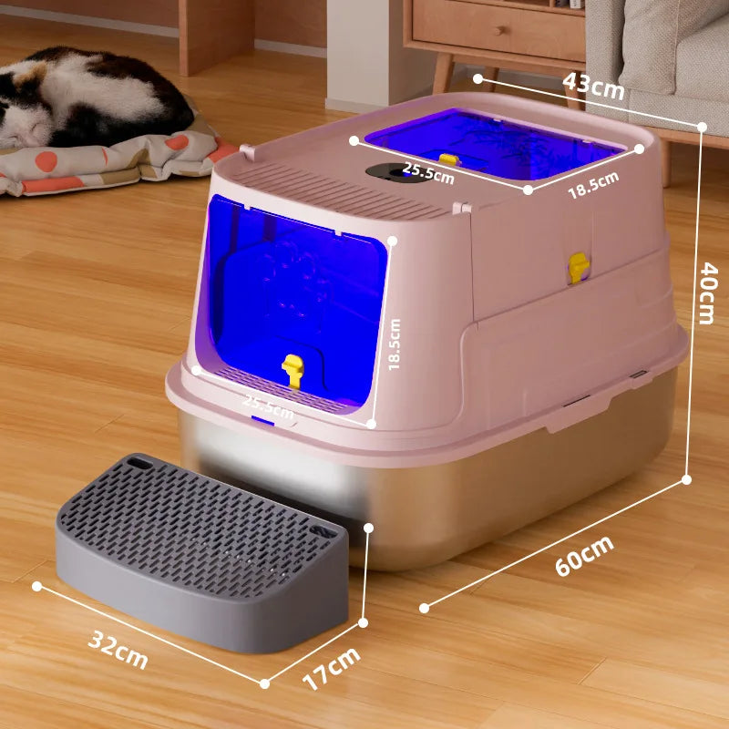 Covered Cat Litter Box