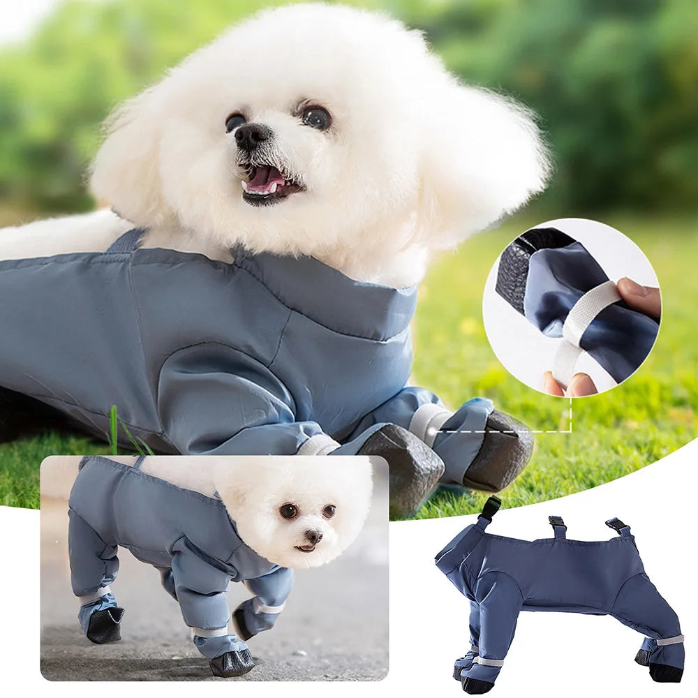 Waterproof Anti-Slip Dog Boots & Paw Protector Leggings